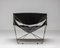 Butterfly Chair in Black Leather Pierre Paulin for Artifort, 1960s 6