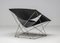 Butterfly Chair in Black Leather Pierre Paulin for Artifort, 1960s, Image 4