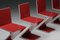 Silla Zig Zag lacada en rojo de Gerrit Thomas Rietveld para Cassina, Imagen 7