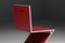 Rot lackierter Zig Zag Stuhl von Gerrit Thomas Rietveld für Cassina 8