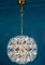 Lampadario Sputnik floreale in vetro di Murano di Paolo Venini per VeArt, Italia, anni '60, Immagine 4