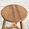 Round 3-Legged Elm Stool, 1950s 2