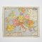 Mappa dell'Europa da parete, Francia, anni '60, Immagine 4
