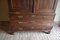 Antique Brown Oak Wardrobe 6