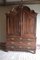 Antique Brown Oak Wardrobe 1