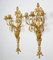 Large Louis XVI Three-Light Candle Sconces with Rams' Heads, 19th Century, Set of 2 4