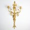 Large Louis XVI Three-Light Candle Sconces with Rams' Heads, 19th Century, Set of 2, Image 6