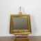 Vintage Golden Steel Mirror, Image 1