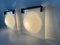Lámparas de pared italianas de vidrio acrílico, años 60. Juego de 2, Imagen 6