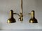 Brass Triple Spot Pendant Lamp from Hillebrand, Germany, 1970s 1