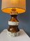 Lámpara de mesa de cerámica Fat Lava de Alemania Occidental, años 70, Imagen 4