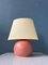 Lámpara de escritorio pequeña en rosa, años 70, Imagen 6