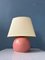 Petite Lampe de Bureau Rose, 1970s 6