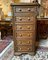 French Style Carved Wood Tallboy, Image 1