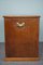Antique English Wooden Campaign Chest of Drawers, Image 4