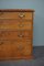 Antique English Wooden Campaign Chest of Drawers 6