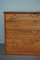 Antique English Wooden Campaign Chest of Drawers 5