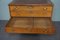Antique English Wooden Campaign Chest of Drawers, Image 10