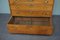 Antique English Wooden Campaign Chest of Drawers, Image 11