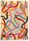 Triptyque Natalia Roman, Tons Pastel Chauds, 2022, Acrylique sur Papier Aquarelle 3