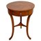 Biedermeier Walnut Round Three-Legged Side Table, South Germany, 1820s 1