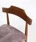 Teak Dining Chairs with Grey Fabric Seats by Hans Olsen, 1960s, Set of 4 7