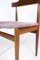 Teak Dining Chairs with Grey Fabric Seats by Hans Olsen, 1960s, Set of 4 9