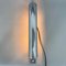 Lampada da parete Bauhaus in metallo cromato con paralume regolabile, anni '30, Immagine 4
