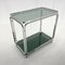 Mid-Century Italian Chrome & Smoked Glass Serving Cart, 1970s 2