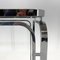 Mid-Century Italian Chrome & Smoked Glass Serving Cart, 1970s, Image 8