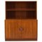 Danish Teak Cabinet Bookcase by Børge Mogensen, 1960s, Image 1