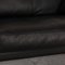 CL 300 3-Sitzer Sofa aus schwarzem Leder von Erpo 3