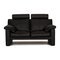 CL 300 2-Seater Sofa in Black Leather Couch 1