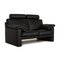 CL 300 2-Seater Sofa in Black Leather Couch 6