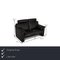 CL 300 2-Seater Sofa in Black Leather Couch 2