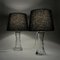 Swedish Sculptural Glass Table Lamp by Olle Alberius for Orrefors, 1960s, Set of 2 7