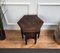 Italian Hexagonal Walnut Side Table or Stool with Bobbin Turned Legs, 1890s 3