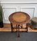 Oval Drop Leaf Side or Coffee Table with Carved Bobbin Barley Legs, Italy, 1960s 9