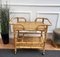 Italian Bamboo and Rattan Serving Bar Cart by Franco Albini, 1970s 9