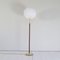 Mid-Century Messing Leder Stehlampe von Falkenbergs Lighting, Schweden, 1960er 4