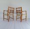 Mid-Century Futura Armchairs by David Rosén for Nk, Sweden, 1950s, Set of 2 7