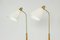 Brass and Beech Floor Lamps by Hans Bergström for Asea, 1950s, Image 5