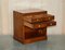 Military Campaign Side Table in Burr Yew Wood with Drawers and Butlers Serving Tray 14