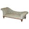 Victorian Chesterfield Chaise Lounge in Burl Walnut from Liberty London, 1880s 1