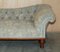 Victorian Chesterfield Chaise Lounge in Burl Walnut from Liberty London, 1880s 4