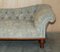 Victorian Chesterfield Chaise Lounge in Burl Walnut from Liberty London, 1880s, Image 4