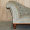 Victorian Chesterfield Chaise Lounge in Burl Walnut from Liberty London, 1880s, Image 5