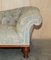Victorian Chesterfield Chaise Lounge in Burl Walnut from Liberty London, 1880s 7
