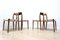 Swedish Teak Dining Chairs by Yngve Ekström for Troeds Kontiki Range, 1960s, Set of 4 10