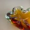 Murano Glass Honey Bowl Element Shell Ashtray from Seguso Murano, Italy, 1970s 7